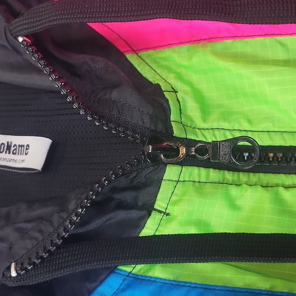 ILOVENONAME TV Color Bar Toggled Hooded Windbreaker Jacket - Picture 5 of 12